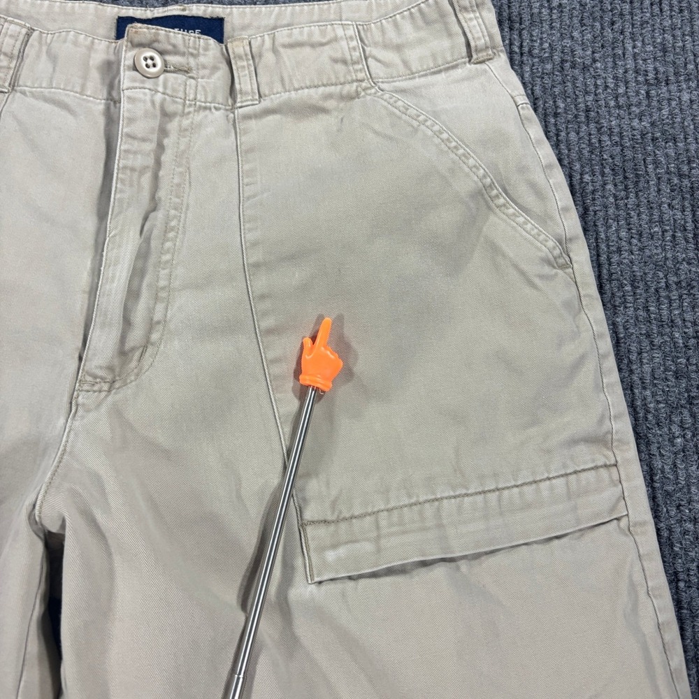 Structure Chino Pants Mens 34x32 Tan Khaki Cotton Cargo Pocket Vintage 2001 - Picture 9 of 16